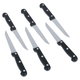 Al Saif Gallery Stainless Steel Knife Set, 6 Pieces - Black product image 2