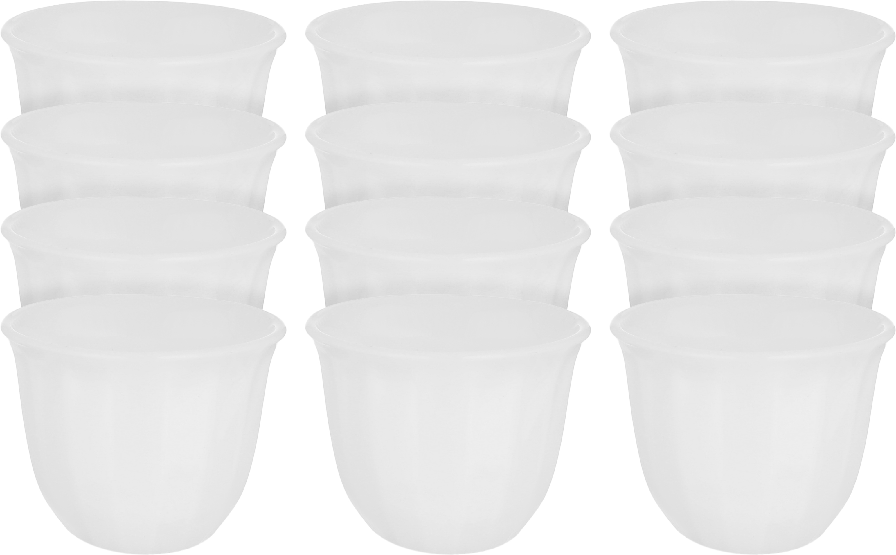 طقم فناجين قهوة عربية بورسلان السيف غاليري، 12 قطعة - أبيض product image