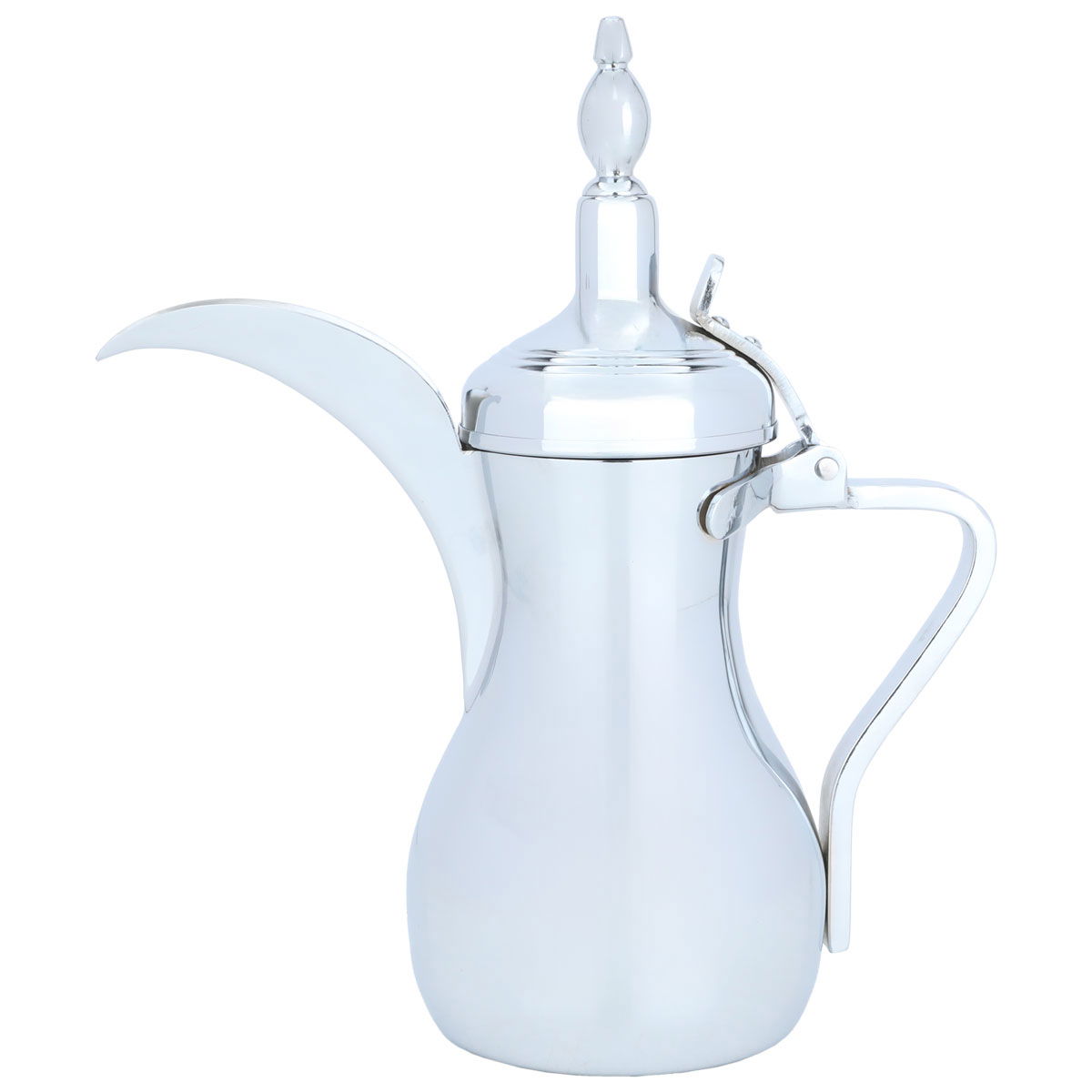 Al Saif Gallery Sulaiman Steel Dallah, 0.41 litre - Silver product image