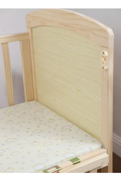 سرير اطفال خشب فان مومنت، 90×40 سم، مع ناموسية - خشبي product image 6