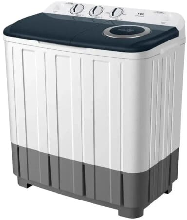غسالة ملابس تي سي ال، تحميل علوي، حوضين، 8.5 كجم، TWT85-S2 - ابيض product image 3