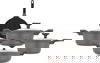 طقم قدور جرانيت وألمنيوم بغطاء زجاج روبوست، 9 قطع - بني فاتح product image 1