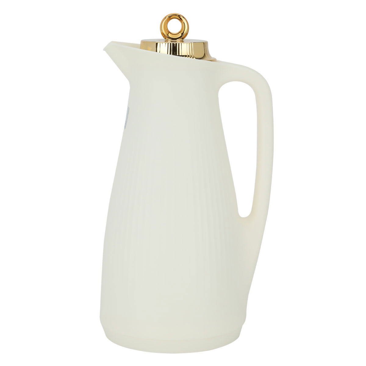 Timeless Manal glass thermos, 1 liter, plastic outer shell - cream product image