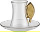 طقم ترامس العلا السيف غاليري، 21 قطعة، مع طوفرية، اكواب شاي و قهوة - فضي ذهبي product image 7