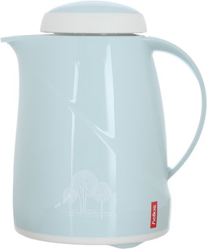 Helios Thermos, 0.3 L, Tree Pattern, Inner Glass, Pressure Cooker - Sky Blue product image 2