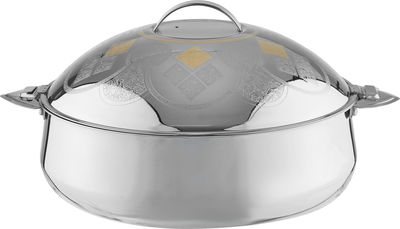 حافظة طعام أستيل لمى السيف غاليري، 4 لتر - فضي product image 1