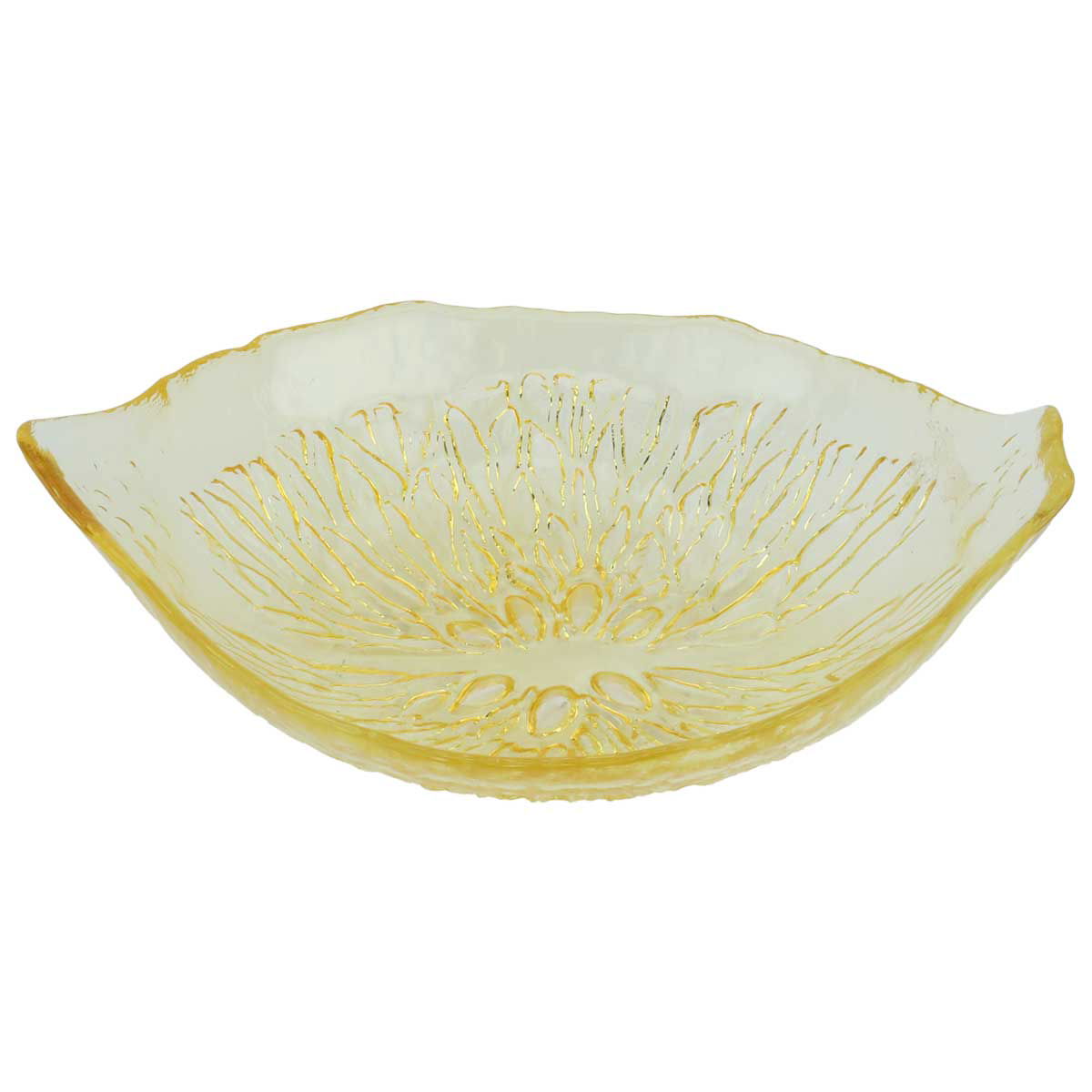 Al Saif Gallery Glass Serving Bowl, 19X13X4 Cm - Green product image 2
