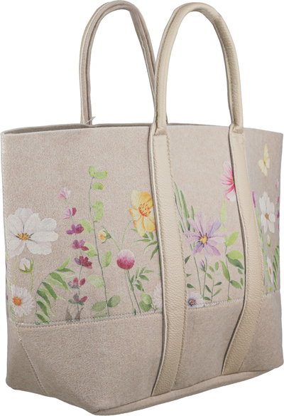 شنطة ترامس قماش السيف غاليري، 35x20x35 سم، نقش زهور - بيج product image 3