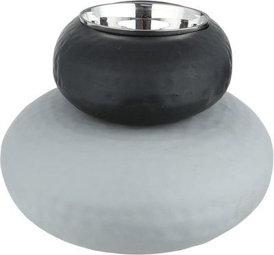 مبخرة ستانلس استيل السيف غاليري، 17.5x13x10 سم، دائري - أسود رمادي product image 3