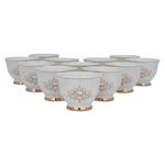 Al Saif Gallery Porcelain coffee cup set, 12 pieces - white product image 3