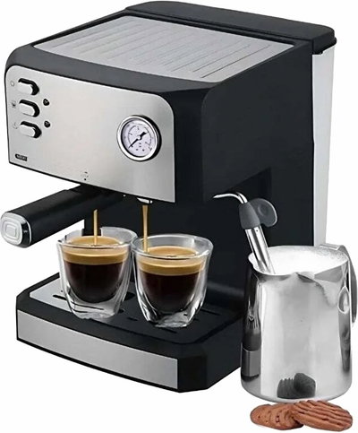 صانع قهوة دينكس ، 700-1000 واط، 10 لتر ،DX2093 - اسود فضي product image 1