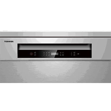 غسالة صحون توشيبا، 14 مكان، 2 رف، 6 برامج، منطقة غسيل مزدوج، DW-14F5ME(S)-SA - فضي product image 6