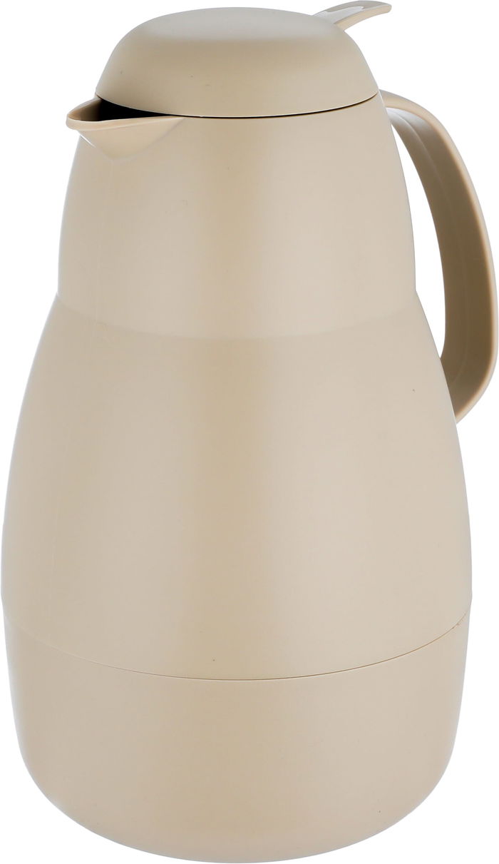 Helios thermos, 1.5 liters, thermal glass inner container, plastic outer shell - beige product image 4