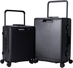 طقم شنط سفر بولي كربون ليمرا، 21/25 بوصة، 4 عجلات، زاويه 360 درجة، LMA-1695 - أسود product image