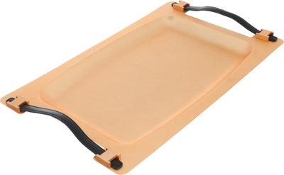Al Saif Gallery Steel Serving Tray, Rectangle - Gold product image 2