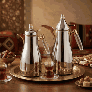 طقم ترامس فلوة السيف غاليري، قطعتين، 1/1 لتر، حافظة داخلية زجاج حراري - فضي product image 2