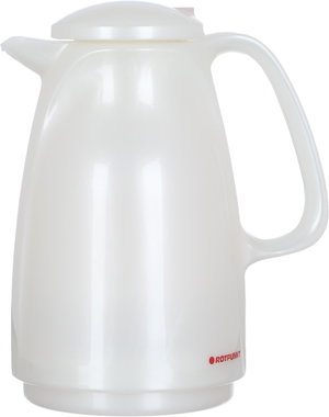 Rotpont thermos, 0.5 liters, glass inner container, plastic outer shell - white product image 2