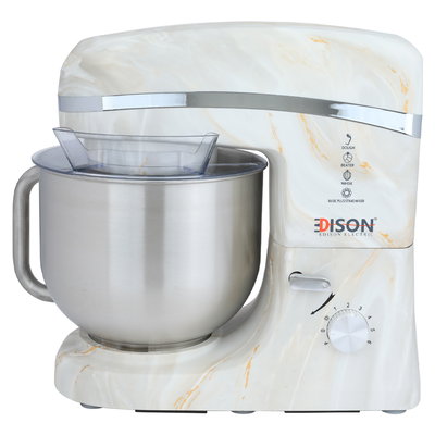 Edison Basic Plus Electric Stand Mixer, 1000 Watt, 6.5 Liter - White product image 2