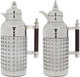 Al Saif Gallery Sarah thermos set, 1 liter, thermal glass inner container, steel outer shell - silver product image 2