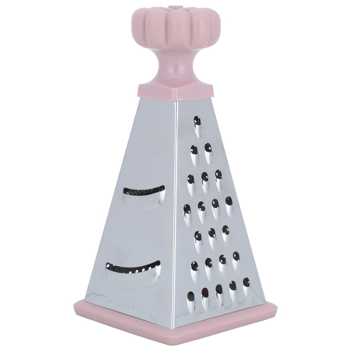 Steel Al Saif Gallery grater, 4 sides, pyramid shape - small pink product image 2