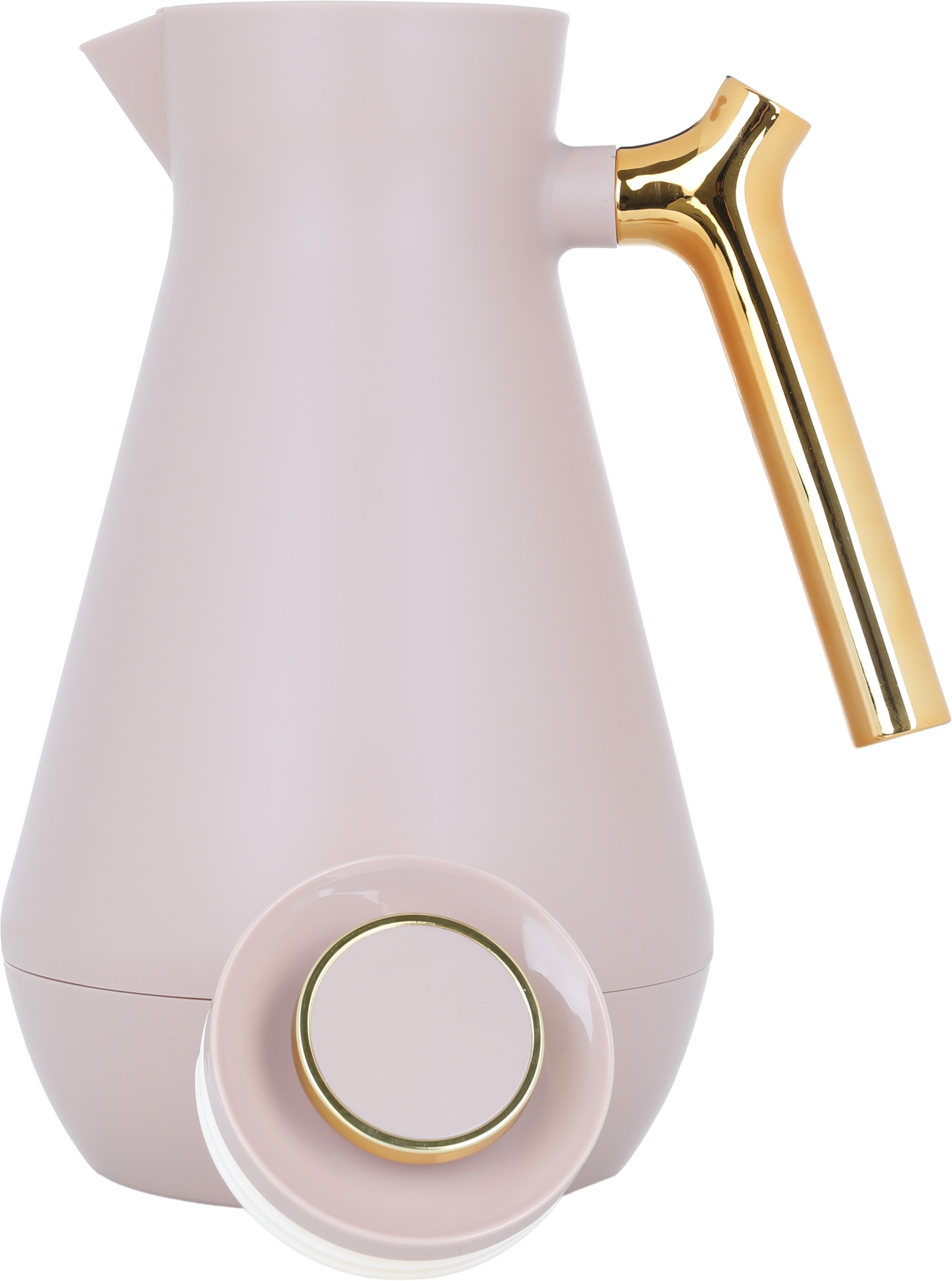 Everest Thermos, 1.5 liters, thermal glass inner shell, plastic outer shell - light brown product image 3