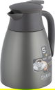 Shaha Thermos, 1 liter, stainless steel inner material, stainless steel outer body, pressure - gray product image 3