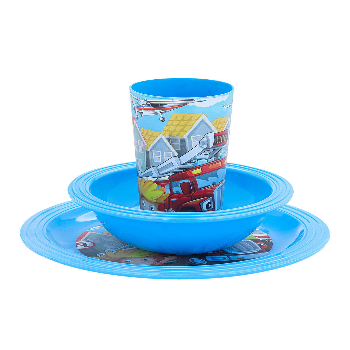 Al Saif Gallery Children'S Serving Set, 3 Pieces - Blue product image