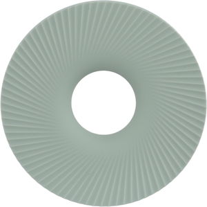 قاعدة أكواب سيليكون السيف غاليري، 9.5 سم، 4 قطع - أبيض أخضر product image 6
