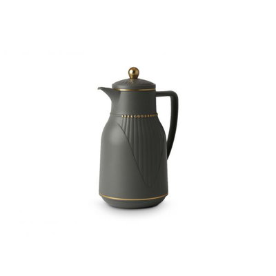 ترمس سوار 2 السيف غاليري، 1 لتر، حافظة داخلية زجاج حراري - رمادي غامق product image 1