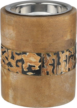 طقم مبخرة استيل السيف غاليري، 29.5×14× 11.5 سم، 3 قطع، طوفرية، اسطواني- فضي product image 2