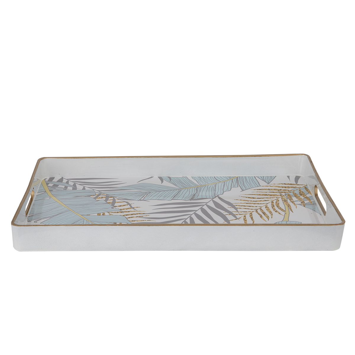 Al Saif Gallery plastic serving topper, 4×24×40 cm, rectangular - white product image 2