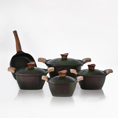 طقم قدور جرانيت نيوكلاين، 9 قطع - بنفسجي product image 2