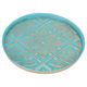 Al Saif Gallery Glass Serving Plate, 21X21X2 Cm - Turquoise product image 1