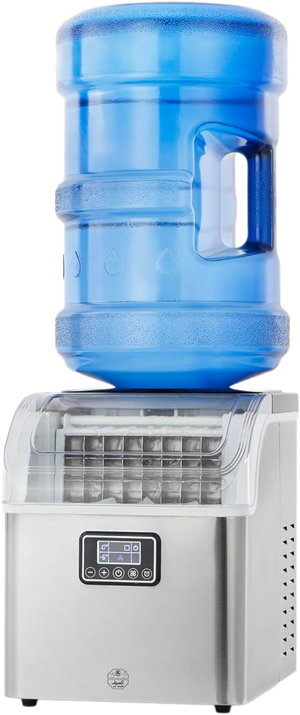 صانعة ثلج السيف، 130 واط، 2 لتر، 3 احجام للثلج، شاشة LCD، E05608 - فضي product image