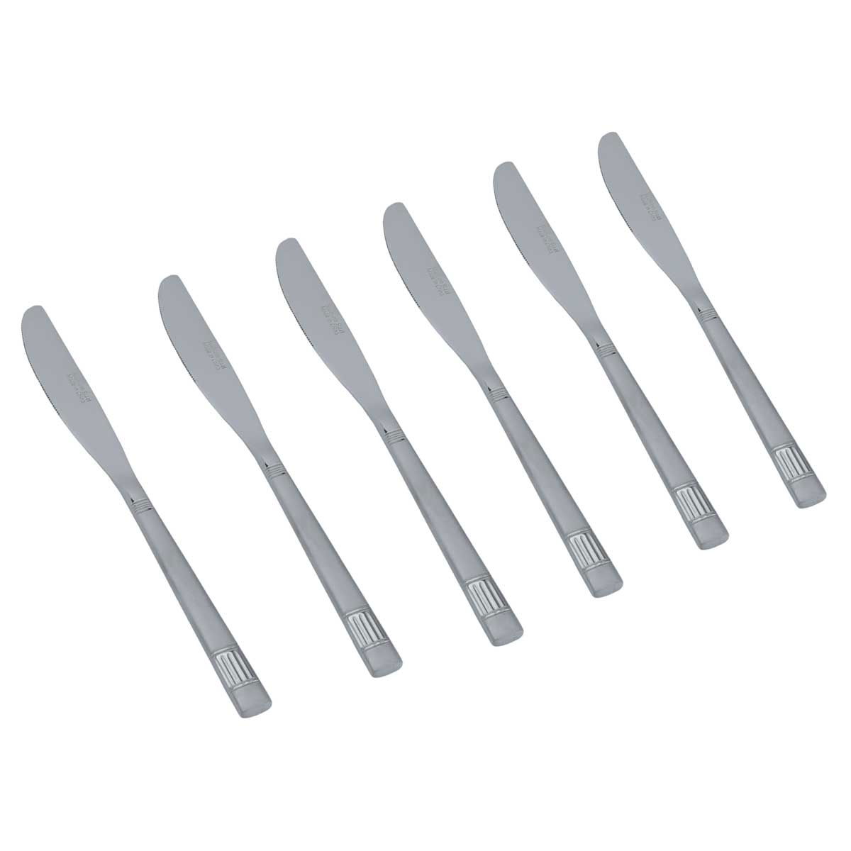 Al Saif Gallery Steel Knife Set, 6 Pieces - Silver product image 2