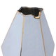 فازة أشكال بخطوط بورسلان - أبيض product image 3