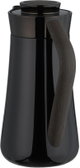 Al-Saif Gallery Al-Huda Stainless Steel Thermos, 0.7 Liter, Dark Wooden Handle, Self-Service, Push-Button - Glossy Black product image 3