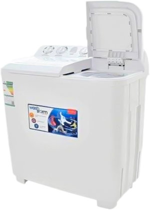 غسالة بمجفف نيو هاوس، تحميل علوي، حوضين، 10 كجم، NW-X100 - ابيض product image 2