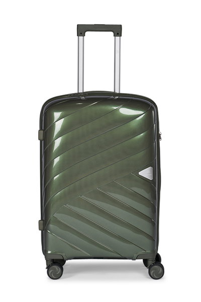 Limra LMA-1928 Polypropylene Luggage Set, 3 Sizes, 4 Wheels - Dark Green product image 2