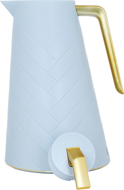 Glory Thermos, 1.5 liters, glass inner container, plastic outer shell - light cyan product image 4