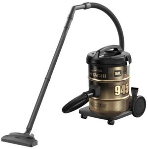Hitachi CV-945 Barrel Vacuum Cleaner, 2000 Watts, 18 Liters - Gold Black product image