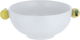 Al Saif Gallery Porcelain Soup Bowl, 20 x 20 x 9.5 cm - White product image 1