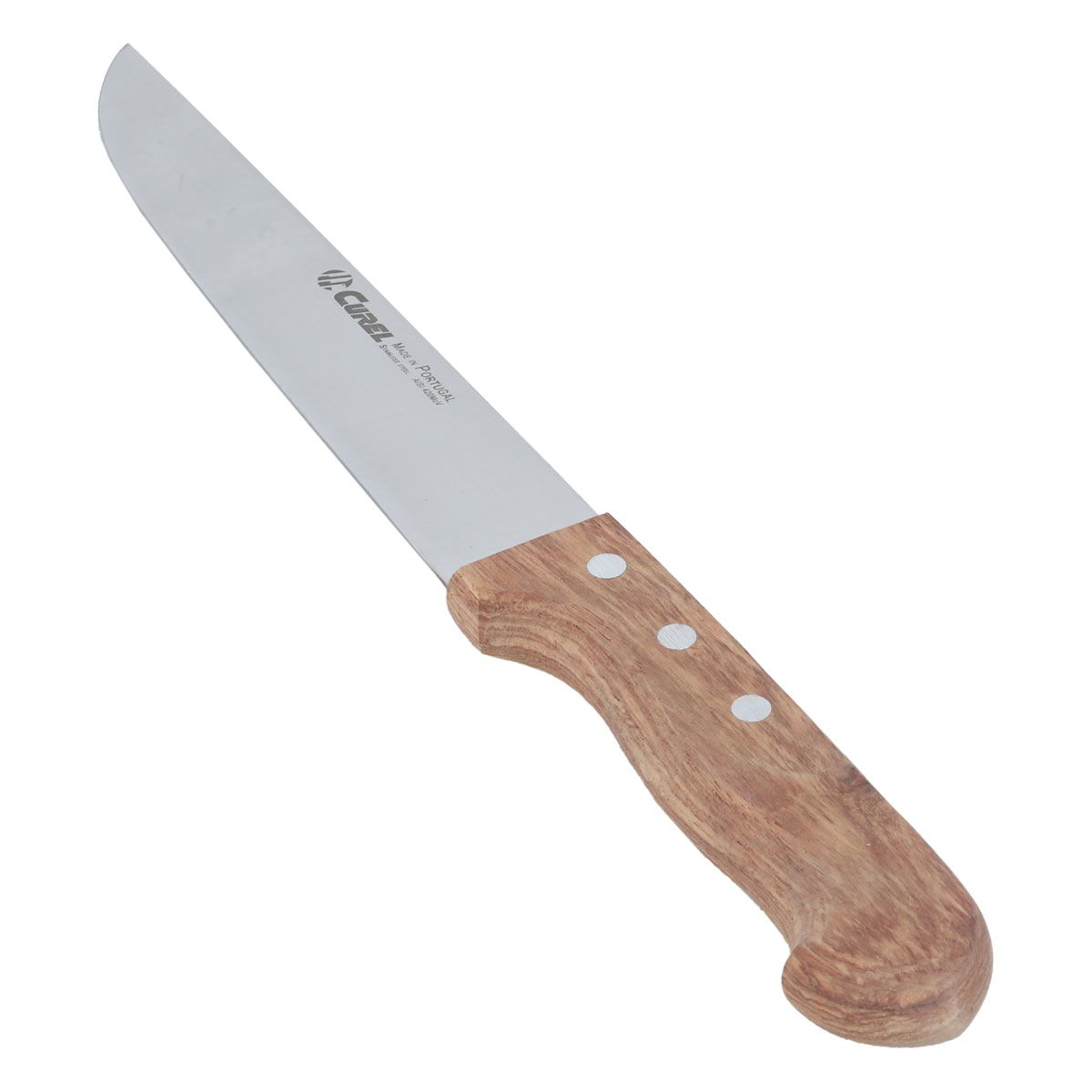 سكين مطبخ استيل السيف غاليري، 20 سم، يد خشبي - فضي product image