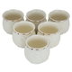Al Saif Gallery Porcelain Arabic Coffee Cups Set, 6 Pieces - Golden Beige product image 2