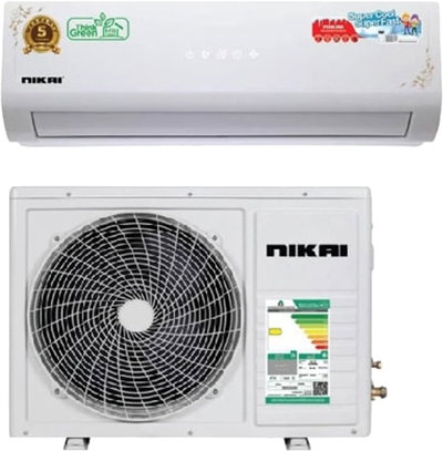 Nikai NSAC18136HC24 Split Air Conditioner, 18000 BTU, 1.5 Ton, Cool & Heat - White product image 7