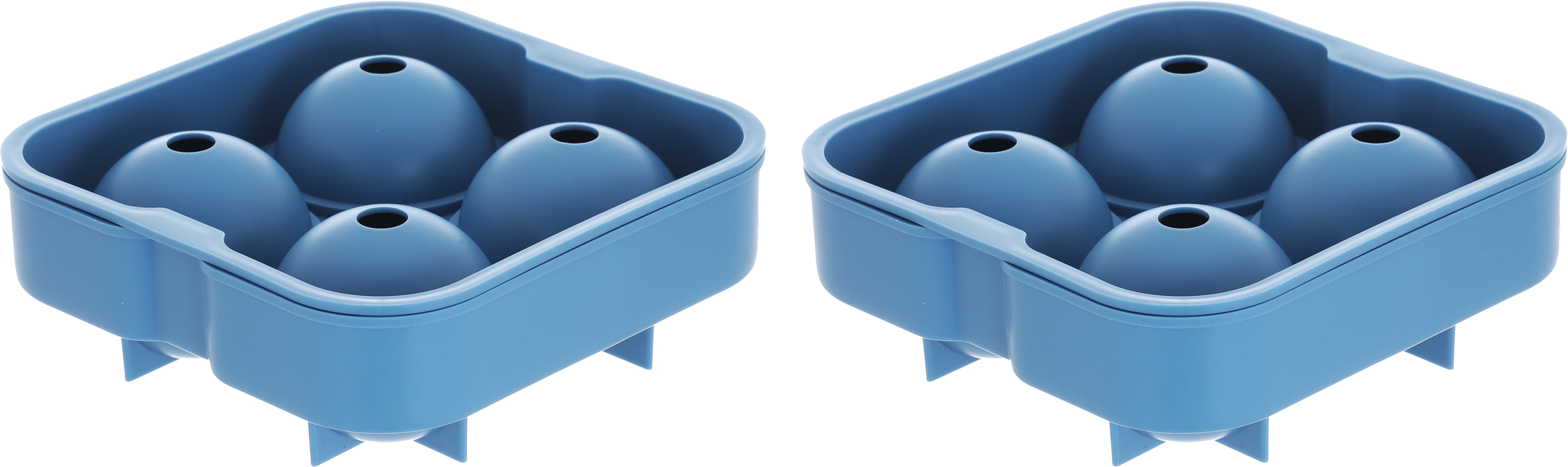 Save So plastic ice cube tray, 12 x 12 x 5 cm, 2 pieces - light blue product image 1