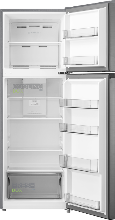 ثلاجة ميديا، 263 لتر، 9.3 قدم، انفرتر، 2 باب، MDRT385MTU50 - فضي product image 2