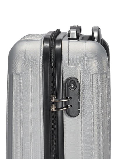 طقم شنط سفر ABS ليمرا، 3 مقاسات، 4 عجلات، WM-216-3PCS - فضي product image 6