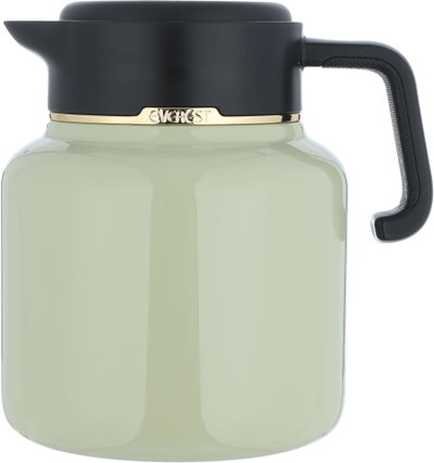 Sarah Steel Al Saif Gallery thermos, 1.5 liters, black handle, digital screen - black green product image 2