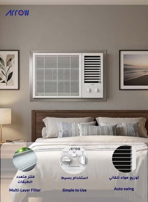 Arrow RO-18WHC Window Air Conditioner, 17200 BTU, Cool Only - White product image 2